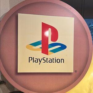 Sony PlayStation  - 42” x 42” Wall Decoration - 1999 - Aquired from Blockbuster